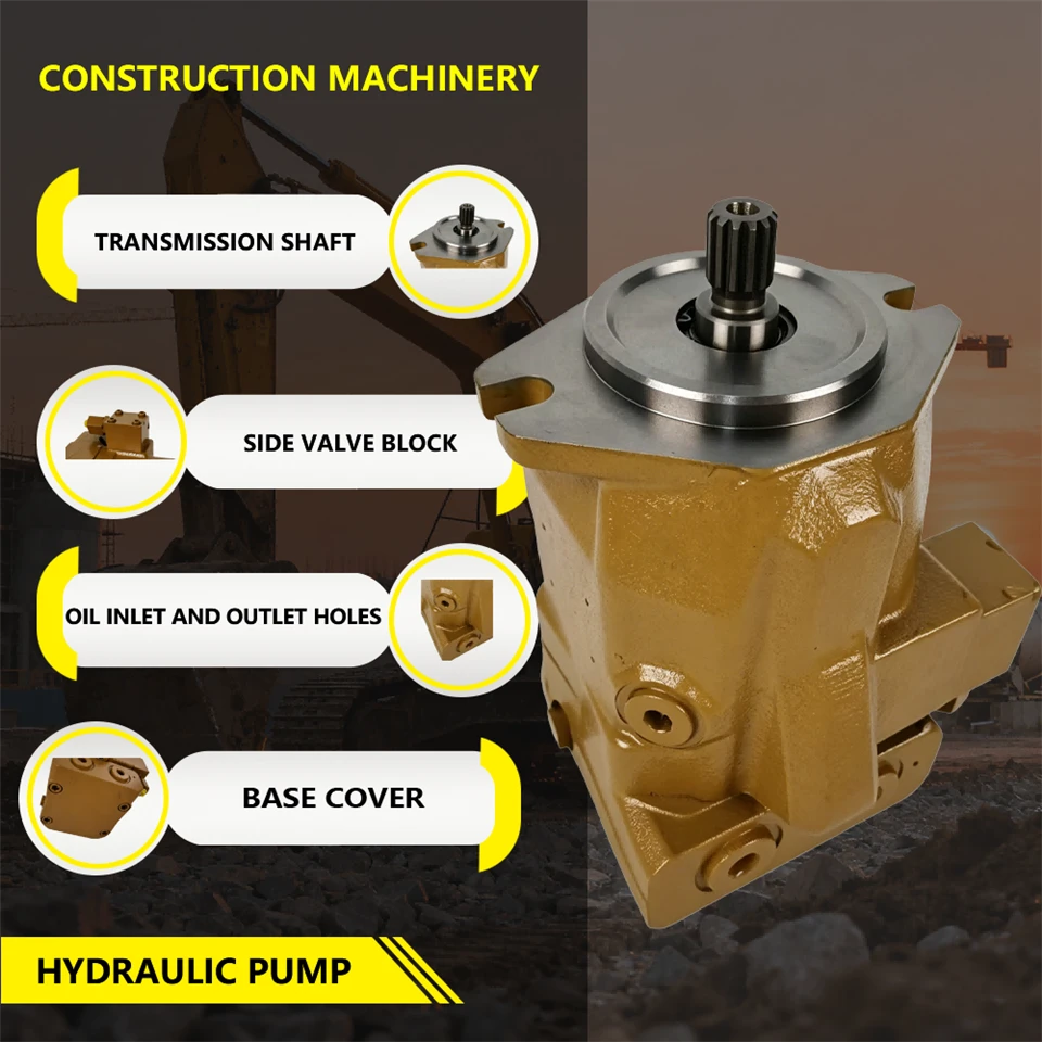 Hydraulic Motor R902450203 Rexroth Variable Displacement 13 Teeth PUC66NOO7 For Winch Construction Machinery suppliers